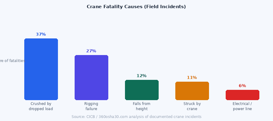 crane incident breakdown chart