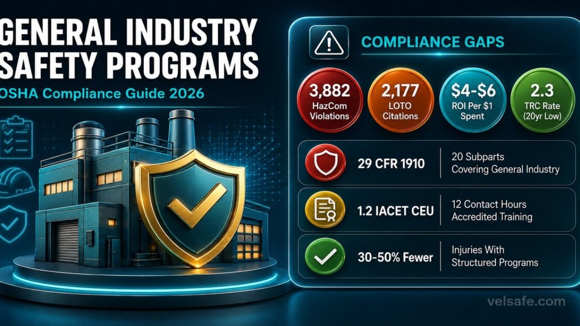 General Industry Safety Programs: OSHA 2026 Compliance Guide