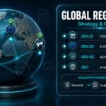 Global regulatory strategy planning dashboard showing FDA QMSR, EUDAMED, and medical device market access timeline