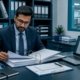 Quality assurance manager reviewing FDA Part 111 GMP records and batch documentation for dietary supplement manufacturing compliance