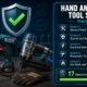 Hand and power tool safety practice test covering OSHA 1910 and 1926 requirements for guards, PPE, electrical safety, pneumatic tools and fire watch obligations