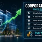 Corporate workplace safety trends 2026 showing safety culture priorities, AI adoption, and annual injury cost statistics