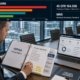 HIPAA uses and disclosures of PHI law article featured image showing a male healthcare compliance officer reviewing a HIPAA Privacy Policy binder at a conference table, with a horizontal bar chart of the PHI disclosure framework categories in the top panel.