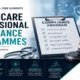 Healthcare professional compliance programmes legal requirements featured image showing a compliance programme checklist with OIG seven core elements, a Healthcare Laws and Regulations book, gavel, and stethoscope, and a five-element panel covering the False Claims Act, Anti-Kickback Statute, OIG core elements, Sunshine Act, and enforcement consequences.