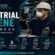 Industrial hygiene awareness insights featured image showing an industrial hygienist in PPE holding a chemical beaker with the AREC Model diagram covering anticipate, recognize, evaluate, and control, alongside a panel showing the four major hazard categories: physical, chemical, biological, and ergonomic.