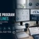 Compliance officer reviewing CMS Medicare Advantage programme binder with regulatory dashboard overlay