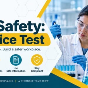 Laboratory safety equipment, hazardous chemicals, PPE, and safety checklist